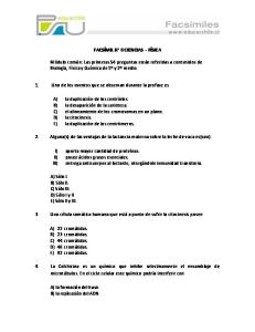 FACSÍMIL N° 6 CIENCIAS – FÍSICA Módulo común: Las ... - EducarChile