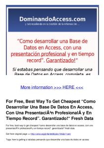 For Free, Best Way To Get Cheapest “Como Desarrollar ...