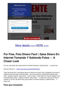 For Free, Foto Dinero Facil | Gana Dinero En Internet Tomando Y