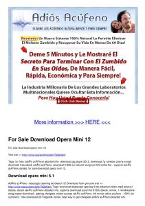 For Sale Download Opera Mini 12