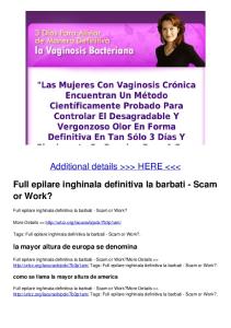 Full epilare inghinala definitiva la barbati - Scam or