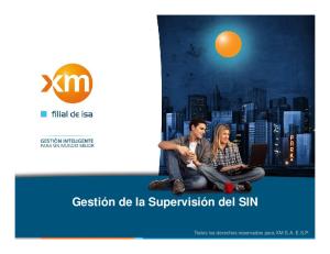 GestiÃ³n de la SupervisiÃ³n del SIN