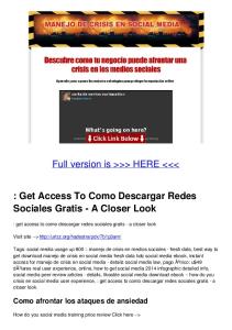 Get Access To Como Descargar Redes Sociales Gratis