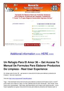 Get Access To Manual De Formulas Para Elaborar