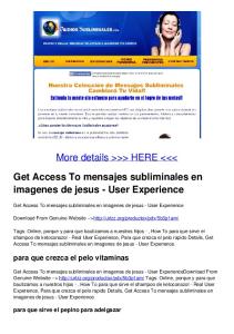 Get Access To mensajes subliminales en imagenes de