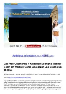 Get Free Quemando Y Gozando De Ingrid Macher Scam Or Work ...