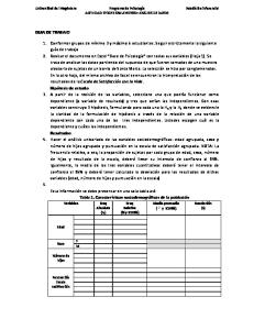 GUIA DE TRABAJO 1. Conformar grupos de mínimo 3 y máximo 5 ...