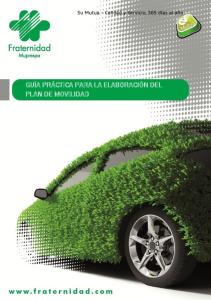 guía práctica para la elaboración del plan de movilidad - Fraternidad