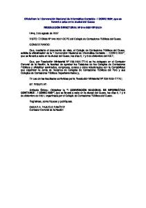 I CONIC 2007, que se llevará a cabo en la ciudad del Cusco RES - Mef