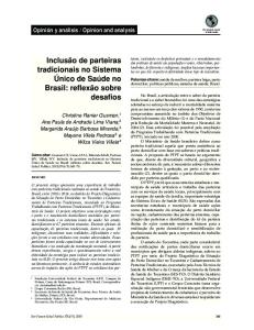 Inclusão de parteiras tradicionais no Sistema Único de Saúde no Brasil