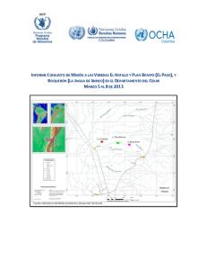 informe conjunto de misión a las veredas el hatillo y plan bonito