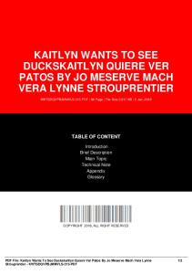 kaitlyn wants to see duckskaitlyn quiere ver patos by jo ...  AWS