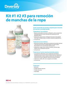 Kit #1 #2 #3 para remoción de manchas de la ropa - 1Source