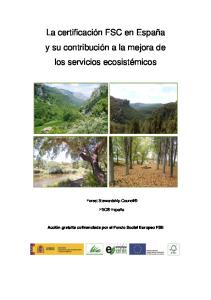 La certificación FSC en España y su contribución a la mejora de los ...