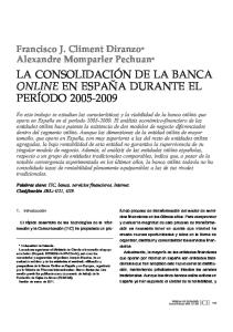 la consolidación de la banca online en españa durante ... - Revistas ICE