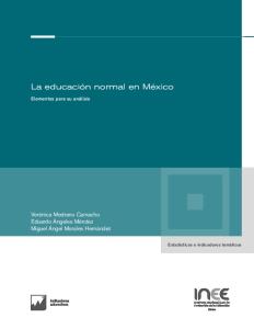 La educación normal en México - p u b l i c a c i o n e s . i n e e . e d u