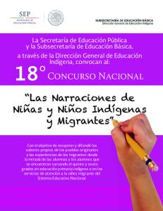 Las Narraciones de Niñas y Niños Indígenas y Migrantes - SEP Puebla