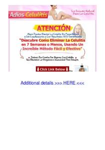 Link Adios Celulitisâ—¢ | La Solucion Natural Para La Celulitis N161