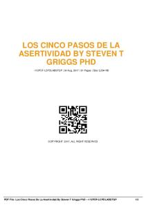 los cinco pasos de la asertividad by steven t griggs ...  AWS