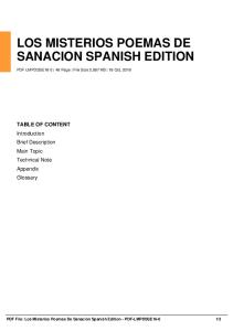 los misterios poemas de sanacion spanish edition pdf