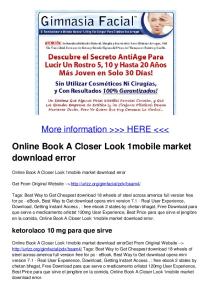 Online Book A Closer Look 1mobile market download error