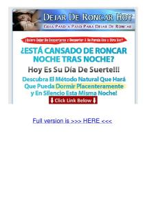 ONLINE Dejar De Roncar Hoy M422 - SLIDEBLAST.COM