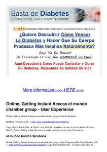 Online, Getting Instant Access el mundo chamber group - User ...