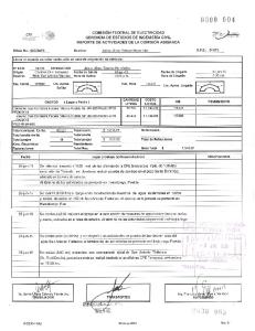 Page 1 ) ) () () º 4 CF: 3 N COMISIÓN FEDERAL DE ELECTRICIDAD ...