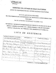 Page 1 a la 3 GOBIERNO DEL ESTADO DE BAJA CALIFORNIA