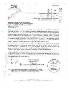 Page 1 CFE Auditoría Interna Comisión Federal de Electricidad r s \ Fi