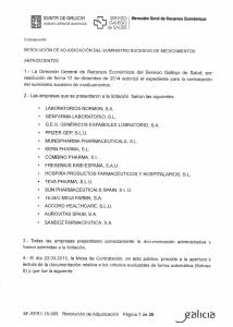 Page 1 CONSELLERÍA DE SANIDADE GALEGO XUNTFDE GfLICIf ...