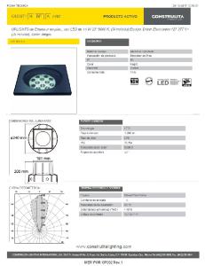 Page 1 FICHA TÉCNICA 28-10-2017 19:16:31 OU3071 N BF A 14W