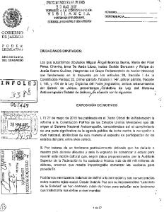 Page 1 GOBIERNO DEJALISCO P O D E R LEGISLATIVO SEC