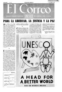 Para la libertad, la justicia y la paz; The UNESCO Courier; Vol.:II, 12 ...