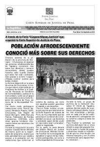 población afrodescendiente conoció más sobre sus