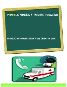 Primeros auxilios y entorno educativo - Enferurg