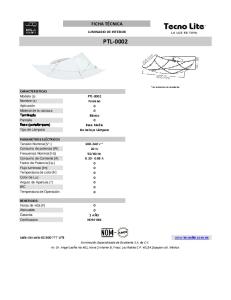 PTL-0002 - TecnoLite