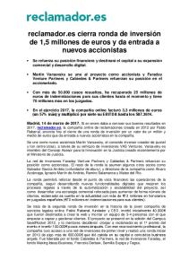 reclamador.es cierra ronda de inversión de 1,5 ...  AWS