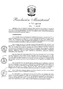 Rectificar el error de material de la RM N° 500-2017