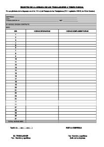 Registro de Horas para Contratos a Tiempo ... - SuperContable.com
