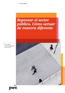 Repensar el sector público. Cómo actuar de manera diferente