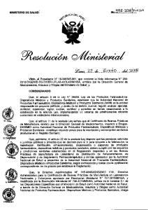 Resolucion Ministerial N 596-2018-MINSA