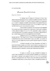 SCM 1239, L. XLII Suprema Corte: - 1- La ... - Ministerio Público Fiscal