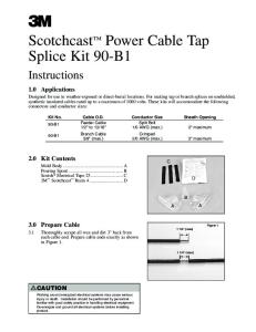 Scotchcast™ Power Cable Tap Splice Kit 90-B1 - Ocean Innovations