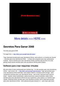 Secretos Para Ganar 2048