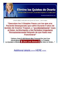 Site Elimine los Quistes de Ovario 7594