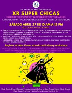 Spanish Copy of XR Super Girls Flyer