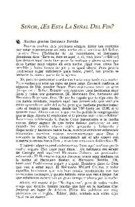 SPN62-1230E SeÃ±or, Â¿Es Esta La SeÃ±al Del Fin? VGR