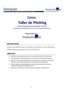 Taller de Pitching