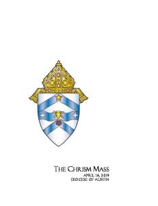 the chrism mass